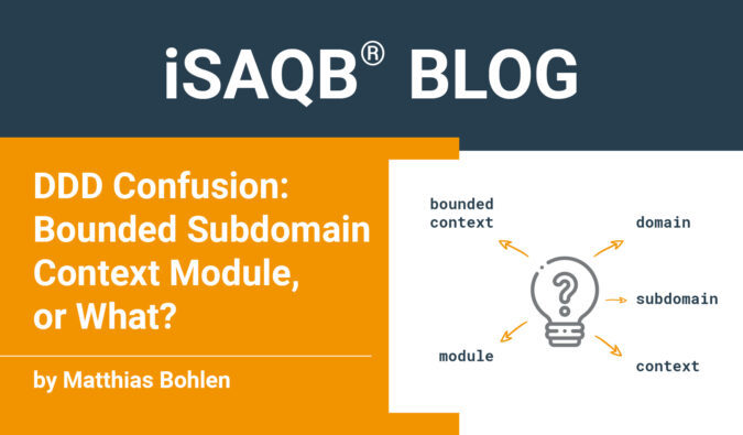 iSAQB Blog DDD Confusion