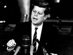Figure 1: President Kennedy speaks to Congress on May 25th, 1961